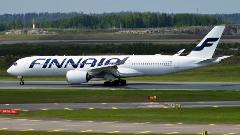 Finnair Airbus A350 OH-LWH at Helsinki-Vantaa, archive photograph from 2017