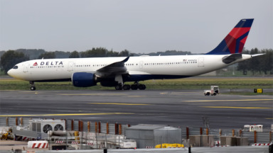 Delta Airbus A330-900neo N406DX op Rome Fiumicino, archieffoto uit 2022