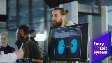 Grenscontrole met gezichtsherkenning en vingerafdrukscan voor EES